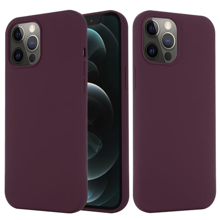 Shockproof Silicone Magnetic Magsafe Case For iPhone 13 Pro(Plum Color)-garmade.com