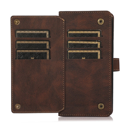 PU + TPU Horizontal Flip Leather Case with Holder & Card Slot & Wallet & Lanyard For iPhone 13(Brown)-garmade.com