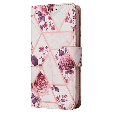 Marble Bronzing Stitching Horizontal Flip PU Leather Case with Holder & Card Slots & Wallet & Photo Frame For iPhone 13 mini(Rose Gold)-garmade.com