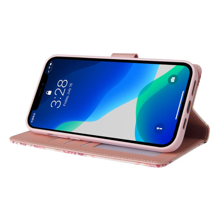 Marble Bronzing Stitching Horizontal Flip PU Leather Case with Holder & Card Slots & Wallet & Photo Frame For iPhone 13 Pro Max(Rose Gold)-garmade.com
