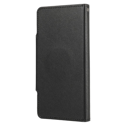 Ultra-thin Separable Magnetic Horizontal Flip Leather Case with Card Slot & Wallet For iPhone 13 Pro(Black)-garmade.com