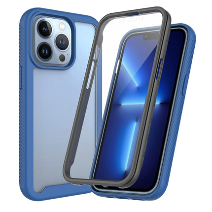 Starry Sky Solid Color Series Shockproof PC + TPU Case with PET Film For iPhone 13 Pro(Royal Blue)-garmade.com
