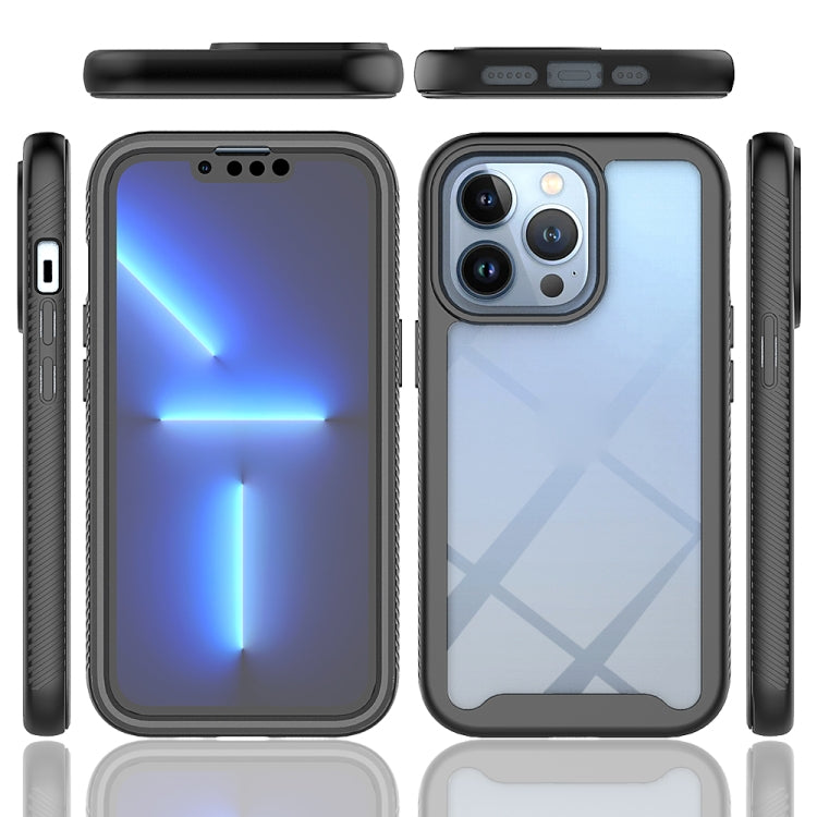 Starry Sky Solid Color Series Shockproof PC + TPU Case with PET Film For iPhone 13 Pro Max(Royal Blue)-garmade.com