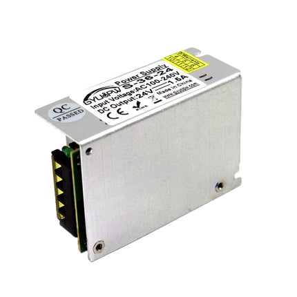 S-36-24 DC24V 1.5A 36W LED Regulated Switching Power Supply, Size: 86 x 58 x 33mm-garmade.com