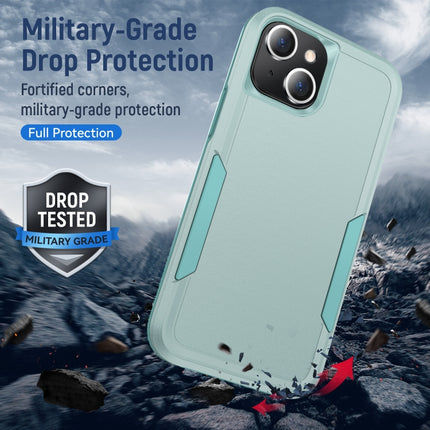 Pioneer Armor Heavy Duty PC + TPU Shockproof Case For iPhone 13 mini(Green)-garmade.com