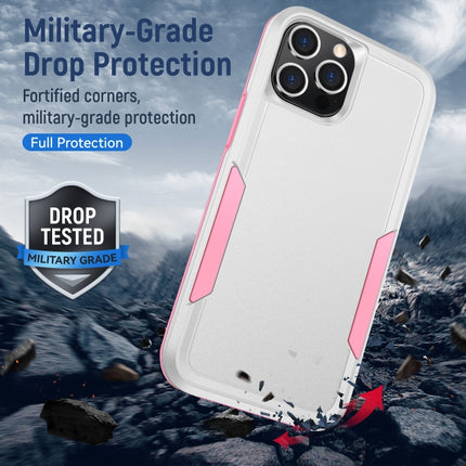 Pioneer Armor Heavy Duty PC + TPU Shockproof Case For iPhone 13 Pro(White)-garmade.com