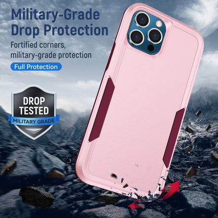 Pioneer Armor Heavy Duty PC + TPU Shockproof Case For iPhone 13 Pro(Pink)-garmade.com