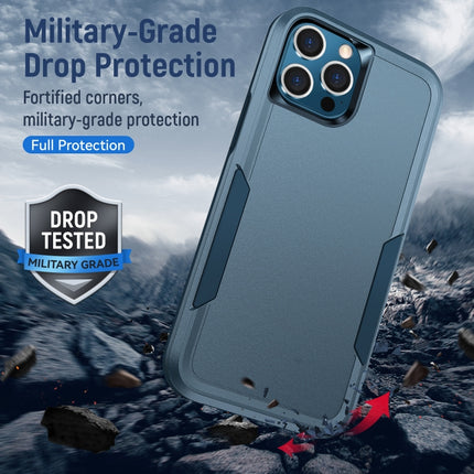 Pioneer Armor Heavy Duty PC + TPU Shockproof Case For iPhone 13 Pro Max(Blue)-garmade.com