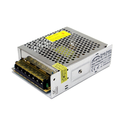 S-72-24 DC24V 3A 72W LED Regulated Switching Power Supply, Size: 129 x 99 x 40mm-garmade.com