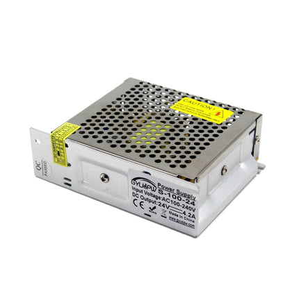 S-100-24 DC24V 4.2A 100W LED Regulated Switching Power Supply, Size: 129 x 99 x 40mm-garmade.com