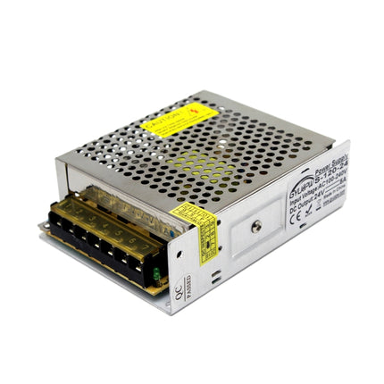 S-120-24 DC24V 5A 120W LED Regulated Switching Power Supply, Size: 129 x 99 x 40mm-garmade.com