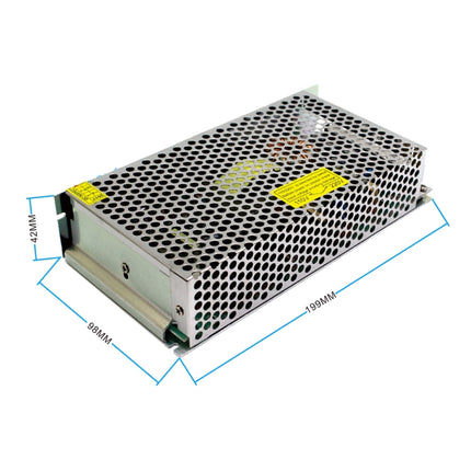 S-120-12 DC12V 10A 120W LED Regulated Switching Power Supply, Size: 199 x 98 x 42mm-garmade.com