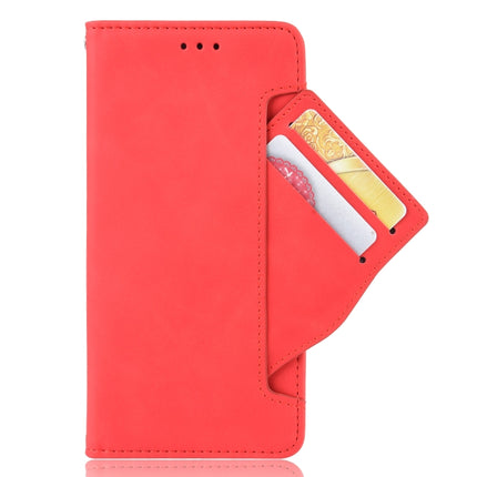 Skin Feel Calf Pattern Horizontal Flip Leather Case with Holder & Card Slots & Photo Frame For iPhone 13 Pro Max(Red)-garmade.com