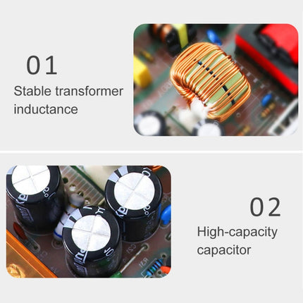 S-480-12 DC12V 40A 480W Light Bar Regulated Switching Power Supply LED Transformer, Size: 215 x 115 x 50mm-garmade.com