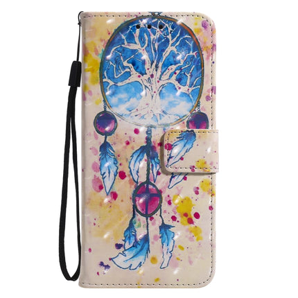 3D Painted Pattern Horizontal Flip Leather Case with Holder & Card Slots & Wallet For iPhone 13(Wind Chimes)-garmade.com