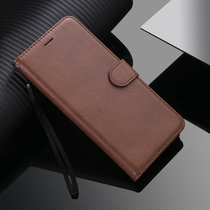 Pure Color Horizontal Flip Leather Case with Holder & Card Slots & Wallet & Lanyard For iPhone 13 mini(Brown)-garmade.com