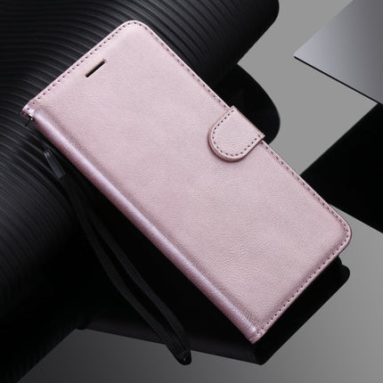 Pure Color Horizontal Flip Leather Case with Holder & Card Slots & Wallet & Lanyard For iPhone 13 mini(Rose Gold)-garmade.com