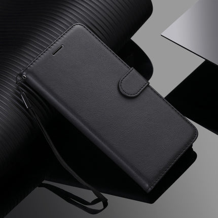 Pure Color Horizontal Flip Leather Case with Holder & Card Slots & Wallet & Lanyard For iPhone 13(Black)-garmade.com