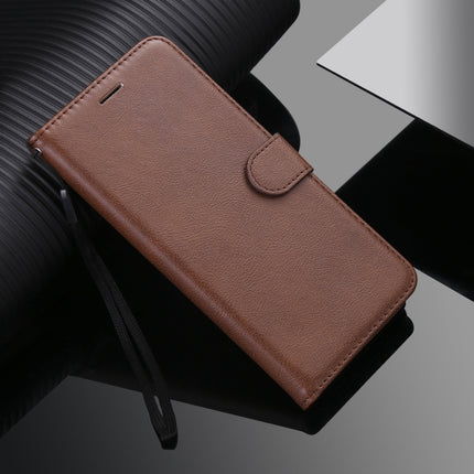 Pure Color Horizontal Flip Leather Case with Holder & Card Slots & Wallet & Lanyard For iPhone 13 Pro Max(Brown)-garmade.com