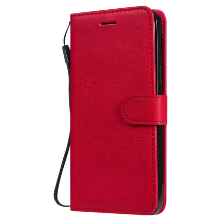 Pure Color Horizontal Flip Leather Case with Holder & Card Slots & Wallet & Lanyard For iPhone 13 Pro Max(Red)-garmade.com
