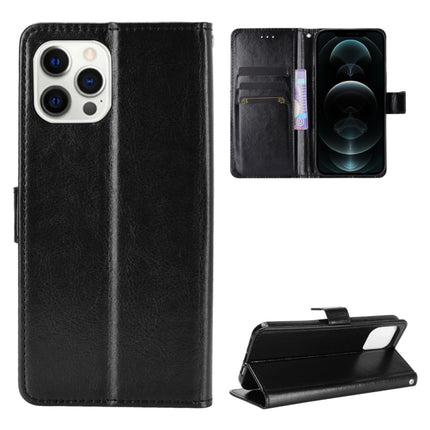 Crazy Horse Texture Horizontal Flip Leather Case with Holder & Card Slots & Lanyard For iPhone 13 mini(Black)-garmade.com