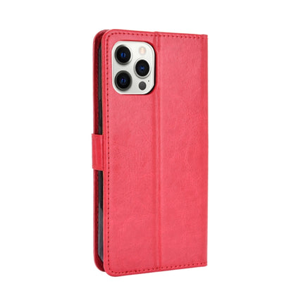 Crazy Horse Texture Horizontal Flip Leather Case with Holder & Card Slots & Lanyard For iPhone 13 mini(Red)-garmade.com