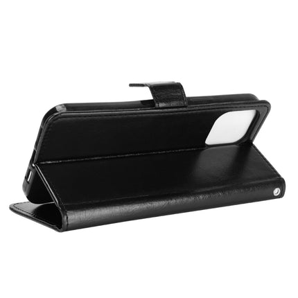 Crazy Horse Texture Horizontal Flip Leather Case with Holder & Card Slots & Lanyard For iPhone 13(Black)-garmade.com