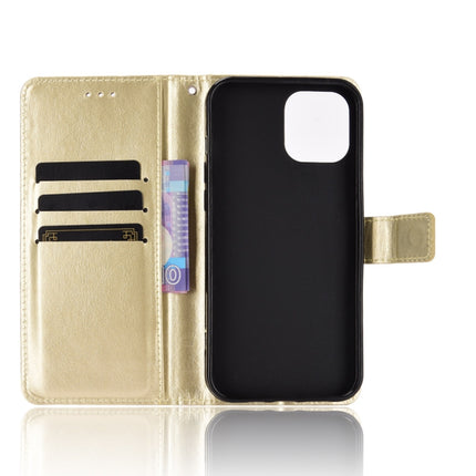 Crazy Horse Texture Horizontal Flip Leather Case with Holder & Card Slots & Lanyard For iPhone 13(Gold)-garmade.com