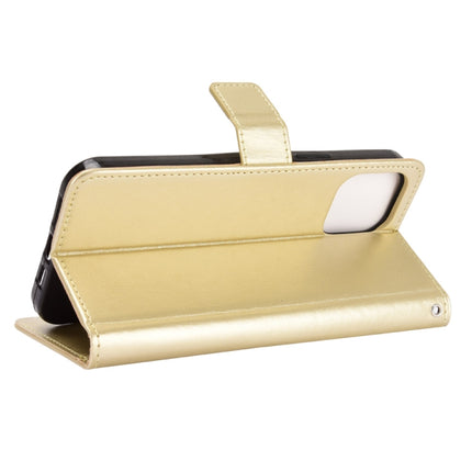 Crazy Horse Texture Horizontal Flip Leather Case with Holder & Card Slots & Lanyard For iPhone 13(Gold)-garmade.com