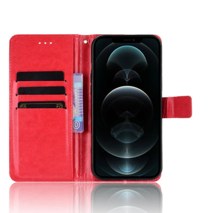 Crazy Horse Texture Horizontal Flip Leather Case with Holder & Card Slots & Lanyard For iPhone 13 Pro(Red)-garmade.com