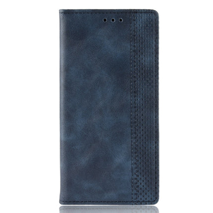 Magnetic Buckle Retro Pattern Horizontal Flip Leather Case with Holder & Card Slot & Wallet For iPhone 13 mini(Blue)-garmade.com