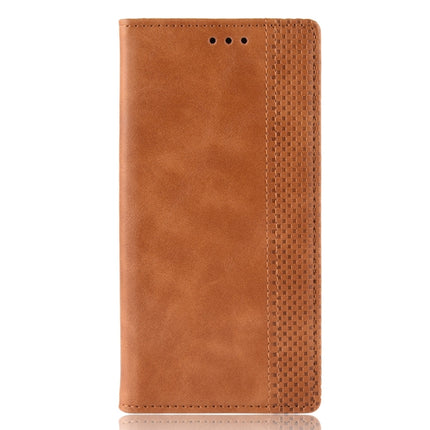 Magnetic Buckle Retro Pattern Horizontal Flip Leather Case with Holder & Card Slot & Wallet For iPhone 13 mini(Brown)-garmade.com