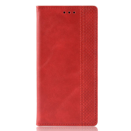 Magnetic Buckle Retro Pattern Horizontal Flip Leather Case with Holder & Card Slot & Wallet For iPhone 13 Pro(Red)-garmade.com