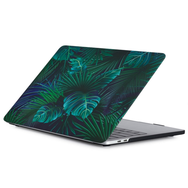 For Macbook Pro 16 inch Laptop Water Stick Style Protective Case(Palm Leaf)-garmade.com
