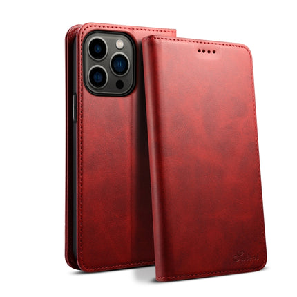 Calf Texture Horizontal Flip Leather Case with Holder & Card Slots & Wallet For iPhone 13 Pro Max(Red)-garmade.com