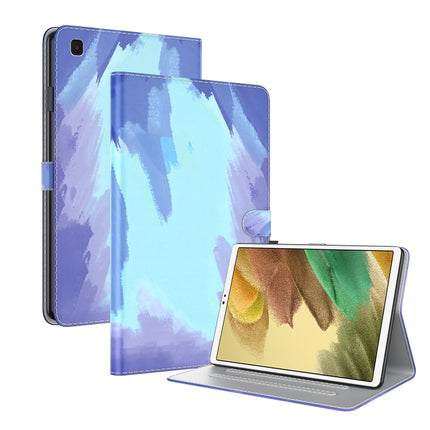 For Samsung Galaxy Tab A7 Lite 8.4 T220 / T225 Voltage Watercolor Pattern Skin Feel Magnetic Horizontal Flip PU Leather Case with Holder & Card Slots & Photo Frame(Winter Snow)-garmade.com