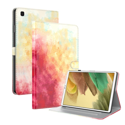 For Samsung Galaxy Tab A7 Lite 8.4 T220 / T225 Voltage Watercolor Pattern Skin Feel Magnetic Horizontal Flip PU Leather Case with Holder & Card Slots & Photo Frame(Spring Cherry)-garmade.com