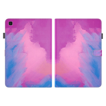 For Samsung Galaxy Tab A7 Lite 8.4 T220 / T225 Voltage Watercolor Pattern Skin Feel Magnetic Horizontal Flip PU Leather Case with Holder & Card Slots & Photo Frame(Purple Red)-garmade.com