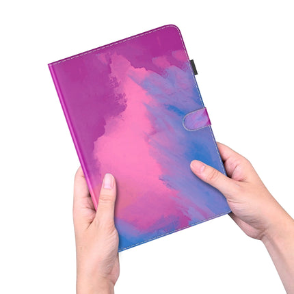 For Samsung Galaxy Tab A7 Lite 8.4 T220 / T225 Voltage Watercolor Pattern Skin Feel Magnetic Horizontal Flip PU Leather Case with Holder & Card Slots & Photo Frame(Purple Red)-garmade.com