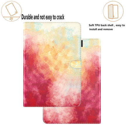 For Samsung Galaxy Tab S8+ / Tab S8 Plus / Tab S7 FE / Tab S7+ 12.4 inch T970 / T976B Voltage Watercolor Pattern Skin Feel Magnetic Horizontal Flip PU Leather Case with Holder & Card Slots & Photo Frame(Spring Cherry)-garmade.com