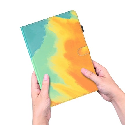 For Samsung Galaxy Tab S8+ / Tab S8 Plus / Tab S7 FE / Tab S7+ 12.4 inch T970 / T976B Voltage Watercolor Pattern Skin Feel Magnetic Horizontal Flip PU Leather Case with Holder & Card Slots & Photo Frame(Autumn Leaves)-garmade.com