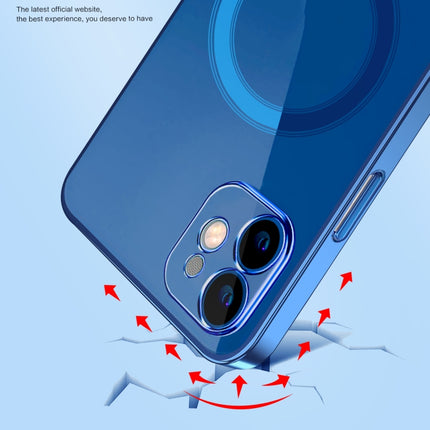 Classic Electroplating Shockproof Magsafe Case For iPhone 13 mini(Transparent)-garmade.com