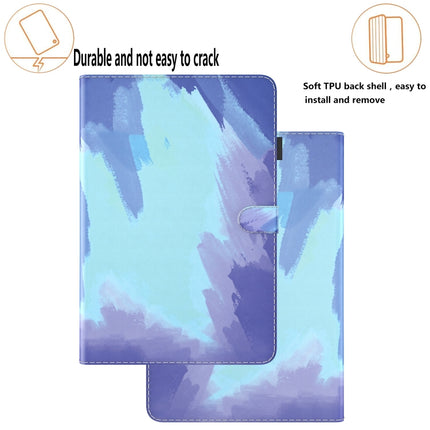 For Samsung Galaxy Tab S6 Lite 10.4 inch P610 / P615 Voltage Watercolor Pattern Skin Feel Magnetic Horizontal Flip PU Leather Case with Holder & Card Slots & Photo Frame & Sleep / Wake-up Function(Winter Snow)-garmade.com