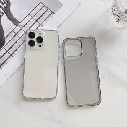 Transparency TPU Shockproof Protective Case For iPhone 13 mini(Black)-garmade.com