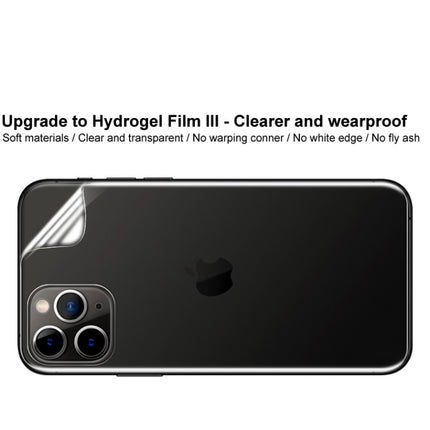 2 PCS IMAK Curved Full Screen Hydrogel Film 3 Back Protector for iPhone 11 Pro Max-garmade.com