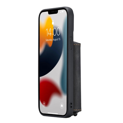 JEEHOOD Magnetic Zipper Horizontal Flip Leather Case with Holder & Card Slot & Wallet For iPhone 13(Black)-garmade.com