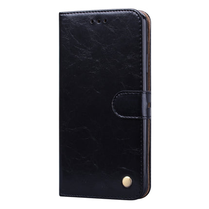 Business Style Oil Wax Texture Horizontal Flip Leather Case with Holder & Card Slots & Wallet For iPhone 13 mini(Black)-garmade.com