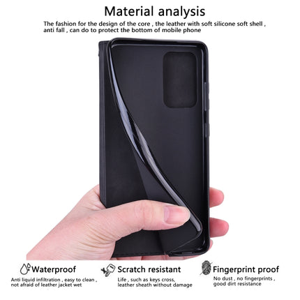 Frosted Business Magnetic Horizontal Flip PU Leather Case with Holder & Card Slot & Lanyard For iPhone 13 mini(Black)-garmade.com