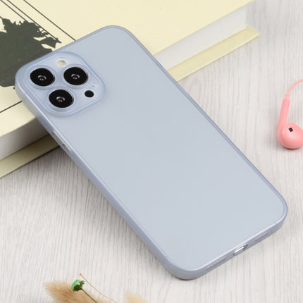 Camera Precision Hole PP Protective Case For iPhone 13 Pro (Gray Blue)-garmade.com