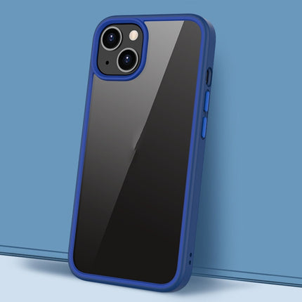 Gorgeous Color Series PC + TPU Shockproof Protective Case For iPhone 13(Blue)-garmade.com